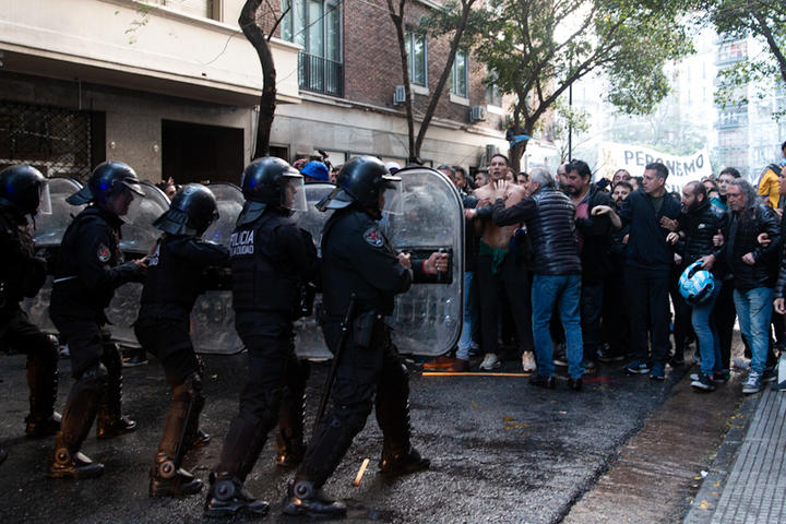 Represión en Recoleta_Foto: Noelia Guevara