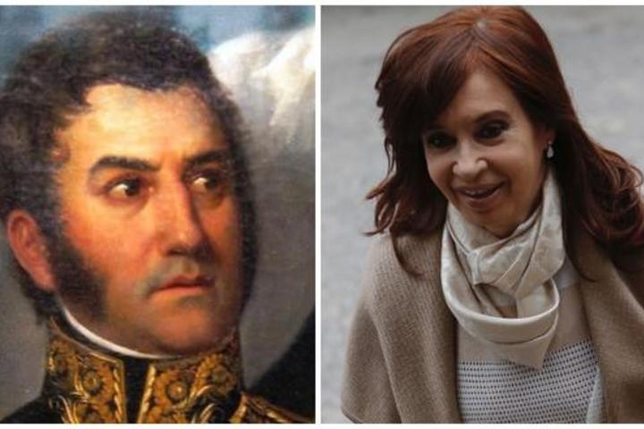 CFK y San Martin