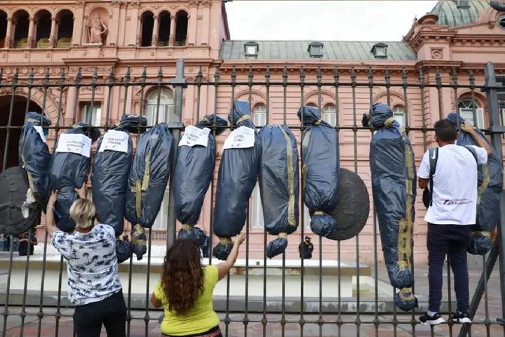 La violencia de una marcha macrista