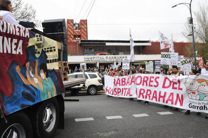 Protestas por el Hospital Garrahan