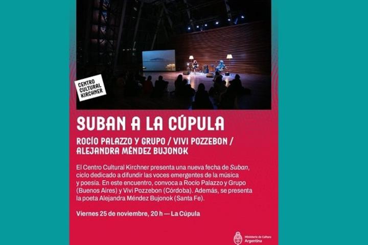 Flyer suban a la cúpula