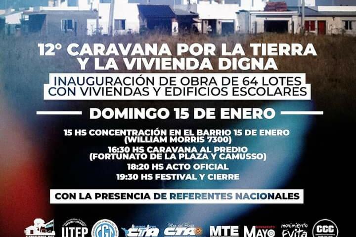 Caravana por la tierra y la vivienda digna