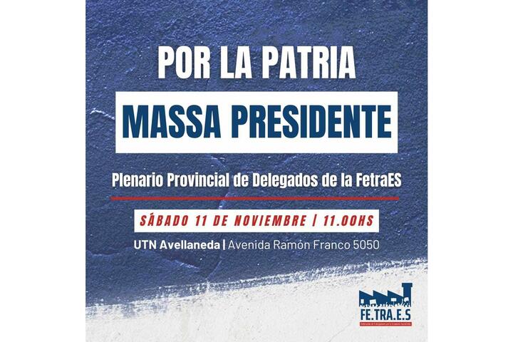 Plenario Fetraes Massa Presidente