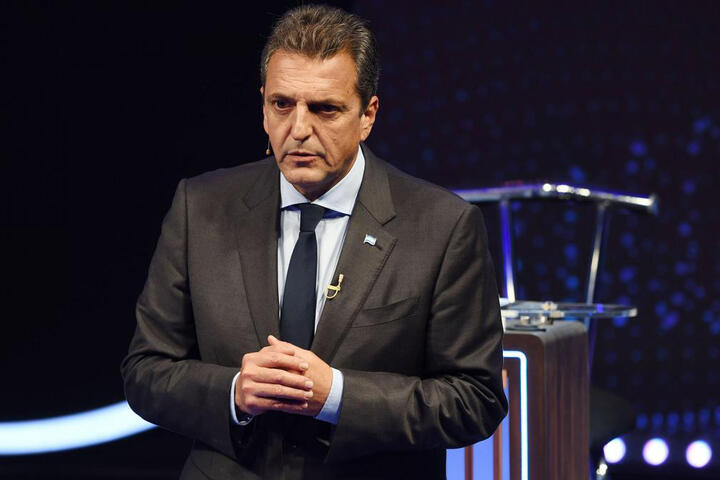 Sergio Massa en el debate presidencial 2023_Telam