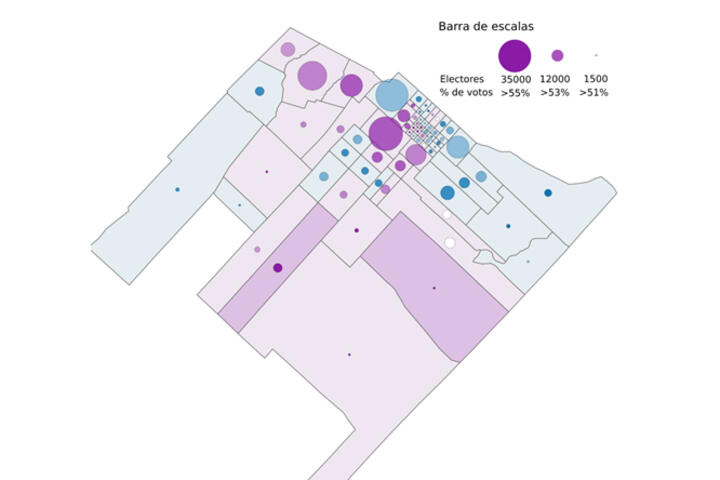 Mapa elecciones La Plata 2023