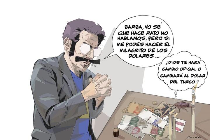 Groncho, 1 peso 1 dólar