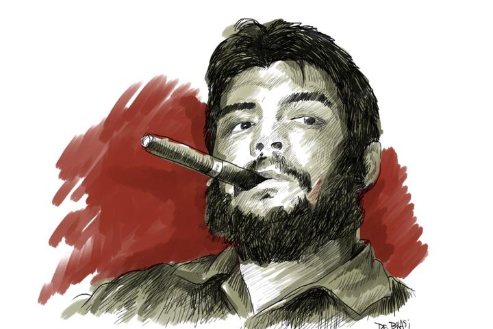 Ilustración del Che Guevara de Matías de Brasi