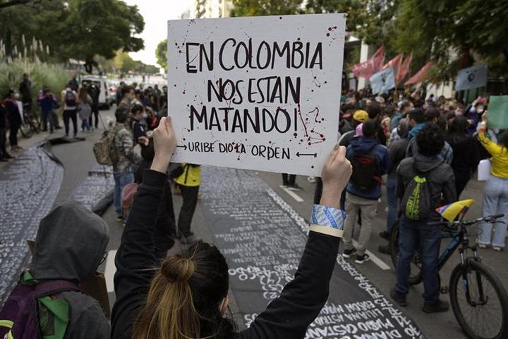Represión en Colombia a la protesta social