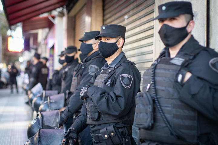 Foto de la policía bonaerense