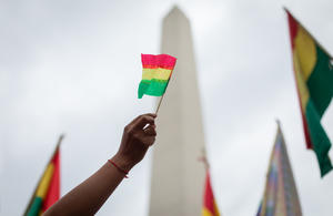 Marcha por Bolivia en Argentina