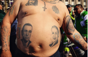 La panza peronista en la Plaza de Mayo