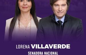 Lorena Villaverde y Milei
