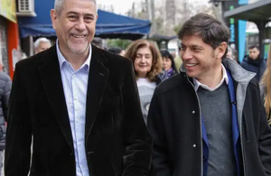 Jorge Ferraresi y Axel Kicillof
