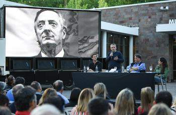 Homenaje a Nestor Kirchner en San Vicente