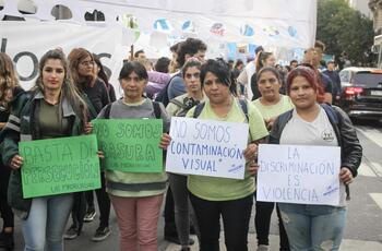 Movilización Cartoneros "no somos basura"