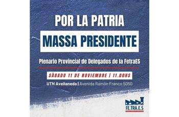 Plenario Fetraes Massa Presidente