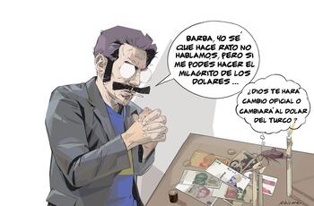 Groncho, 1 peso 1 dólar