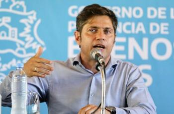 Foto del gobernador Axel Kicillof