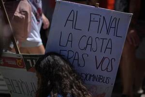 Paro contra Milei
