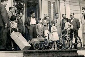 Juan Domingo Perón niños