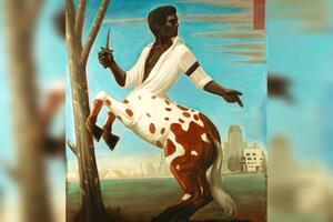 Daniel Santoro, «Centauro descamisado y casa de Victoria Ocampo», 2011