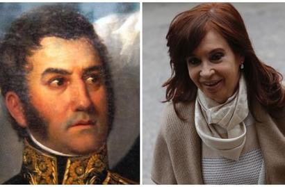 CFK y San Martin