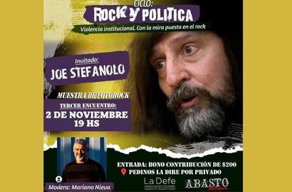 Rock y politica flyer