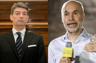 Horacio Rosatti y Horacio Rodríguez Larreta