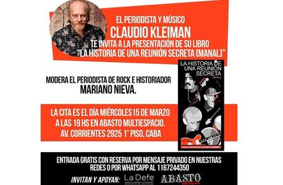 Flyer Claudio Kleiman