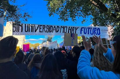 Histórica marcha universitaria