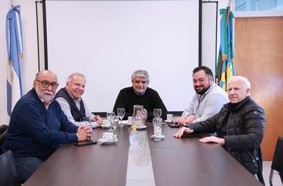 Reunión del Ministro de Trabajo de PBA con integrantes de la CGT Regional La Plata
