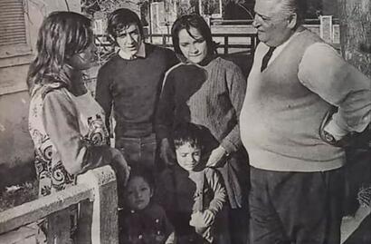 Familia Carranza y Gavino en Boulogne 1973