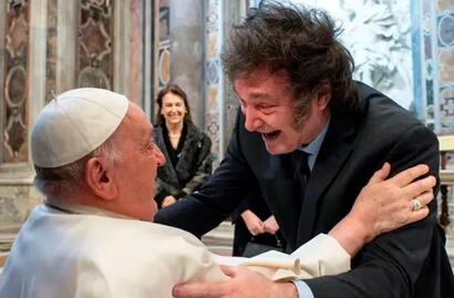 Javier Milei visita al Papa Francisco