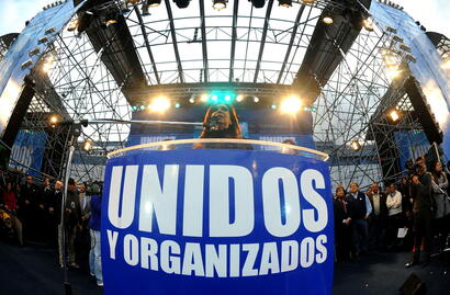 Unidos y Organizados 2012 Foto Prensa CFK