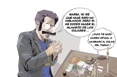 Groncho, 1 peso 1 dólar