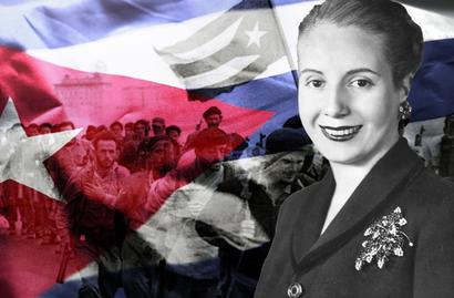 Las relaciones de Eva Perón con Cuba