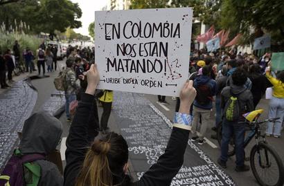 Represión en Colombia a la protesta social